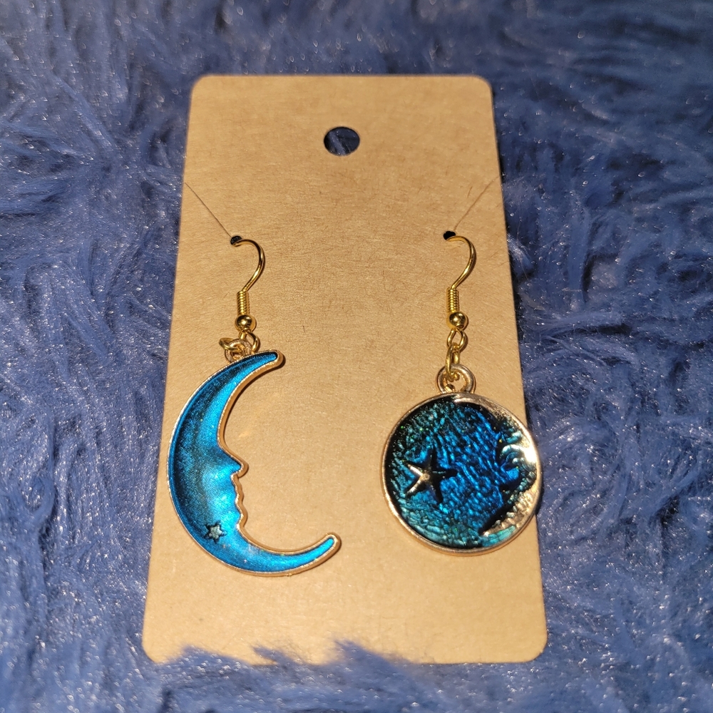 Sun and Moon Earring